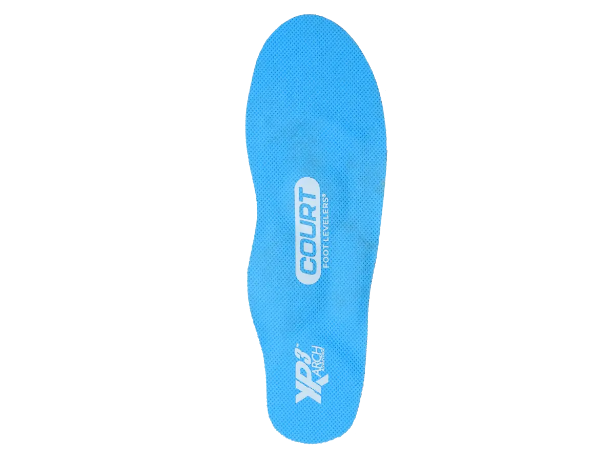 XP3 Court orthotic, light blue.