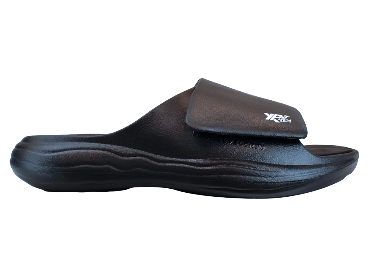 XP3 Recover Slide orthotic, black.