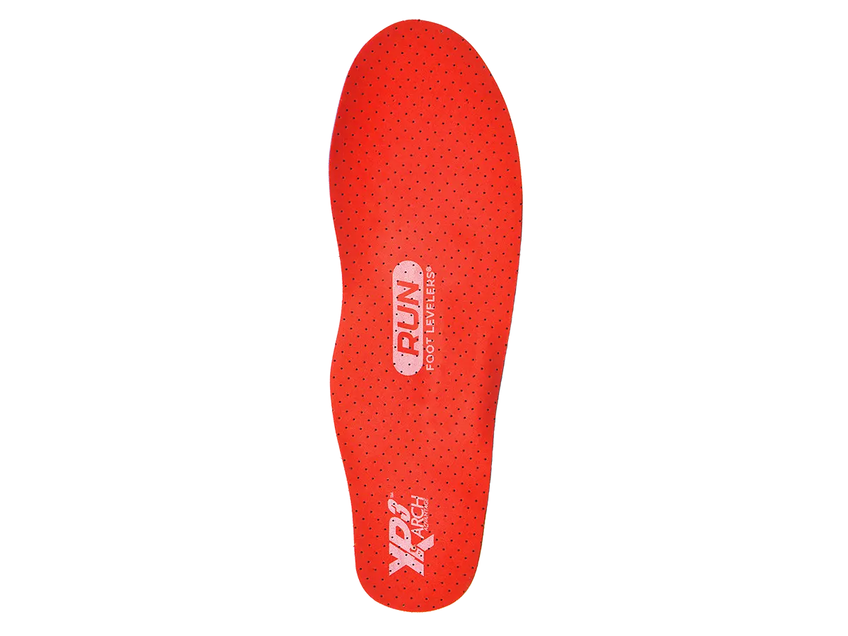 XP3 Run orthotic, red.